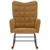 vidaXL &scaron;ūpuļkrēsls, brūns samts
