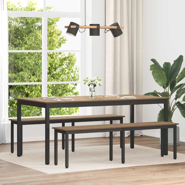 vidaXL sols Mākslīgā ozola 160 x 35 x 45 cm Inženierijas koks