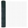 vidaXL Eiropas žogs ar stabu 10 x 1,6 m PVC pārklāts tērauds Zaļa