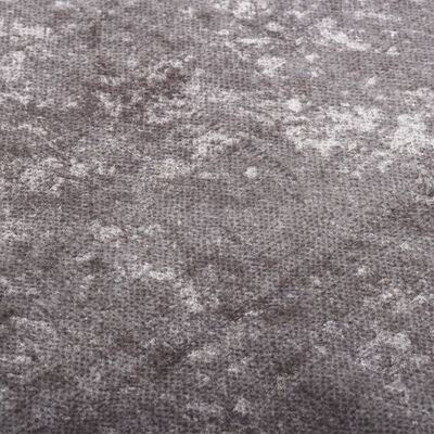 vidaXL paklājs, 190x300 cm, pelēks, mazgājams, neslīdošs