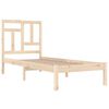 vidaXL gulta bez matrača, 90x200 cm, priedes masīvkoks