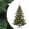 vidaXL Mākslīgā Ziemassvētku egle ar bumbiņu 120 cm 150 LED