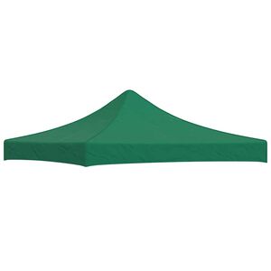 vidaXL dārza nojumes jumts, 3x3 m, zaļ&scaron;, 270 g/m&sup2;