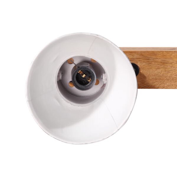 vidaXL sienas lampa, 25 W, bružāti sarkana, 45x25 cm E27