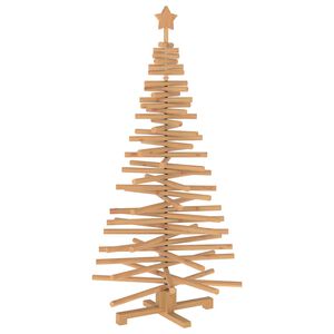 vidaXL Koka Ziemassvētku koks KOTKA 150 cm Priedes masīvkoks