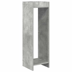 vidaXL Augu statīvs Betona pelēks 30 x 30 x 100 cm Inženierijas koks