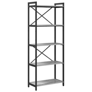 vidaXL Grāmatu plaukts 60 x 30 x 155 cm Inženierijas koks