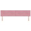 vidaXL LED gultas galva Rozā 200 cm Poliesters