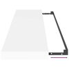 vidaXL sienas plaukts, balts, 90x23,5x3,8 cm, MDF