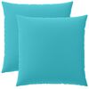 vidaXL Spilvenu pārvalks 2 pcs HEERLEN Tirkīzzila 60 x 60 cm