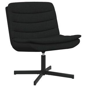 vidaXL Grozāmkrēsls Melna 63 x 75 x 76 cm audums