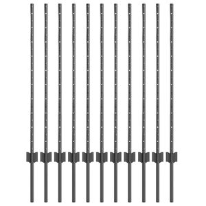 vidaXL Iegultais žogs 11 gab. Pelēka 140 cm