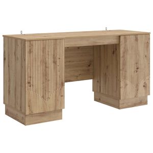 vidaXL Galds Artisan Ozols 142,5 x 50 x 75 cm Inženierijas koks