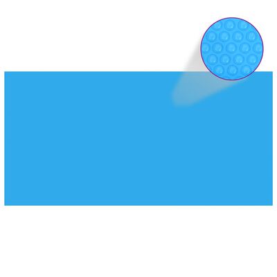 Baseina Pārklājs PE 7.32 x 3.66 m Taisnstūria forma, Zils