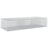 vidaXL Gabions ar 3,5 mm stiepli un 5x2,5 cm acu 250x100x50 cm