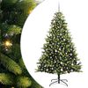 vidaXL Mākslīgais Saliekamais Ziemassvētku Koks 300 LED Zaļa 240 cm