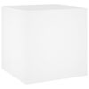 vidaXL puķu kaste, balta, 40x40x40 cm, inženierijas koks