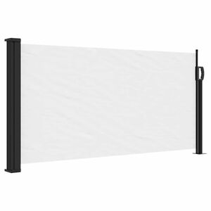 vidaXL izvelkama sānu markīze, balta, 100x300 cm