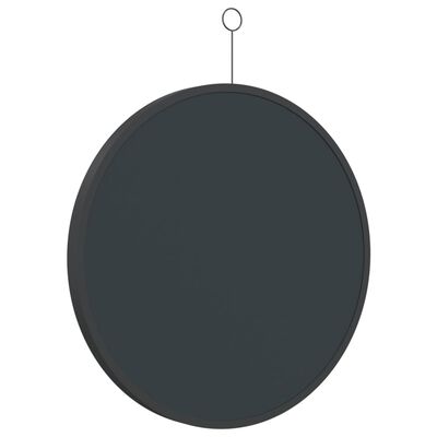vidaXL piekarams spogulis ar āķi, melns, 50 cm