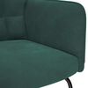 vidaXL šūpuļkrēsls, tumši zaļš samts