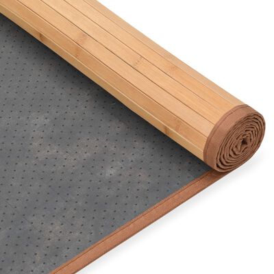 vidaXL paklājs, bambuss, 150x200 cm, brūns