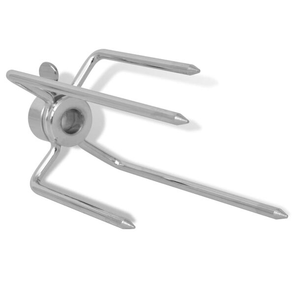 vidaXL Nerūsējošā tērauda grila motora dakšas