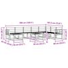 vidaXL Āra dīvānu komplekts 9 pcs Dabiska Cietā akācijas koks
