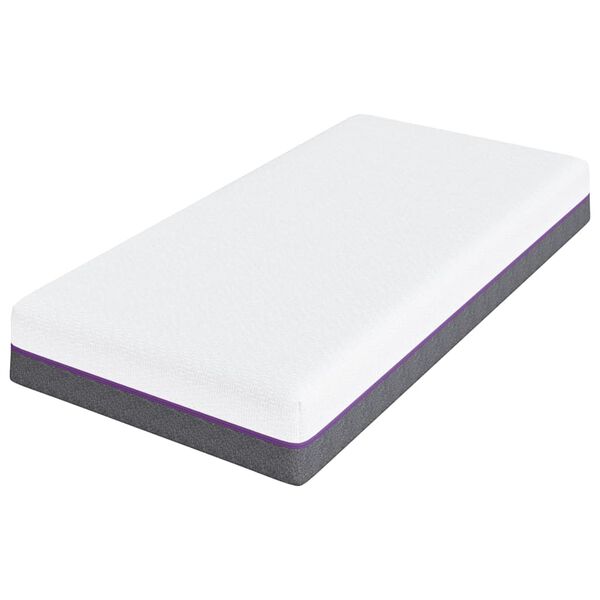 vidaXL Matracis Balts un pelēks 80 x 160 cm Žakarda audums