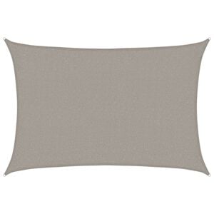 vidaXL saulessargs, 160 g/m&sup2;, taisnstūra, gai&scaron;i pelēks, 2x2,5 m, HDPE