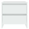 vidaXL naktsskapī&scaron;i, 2 gab., 45x34,5x44,5 cm, balti, inženierijas koks