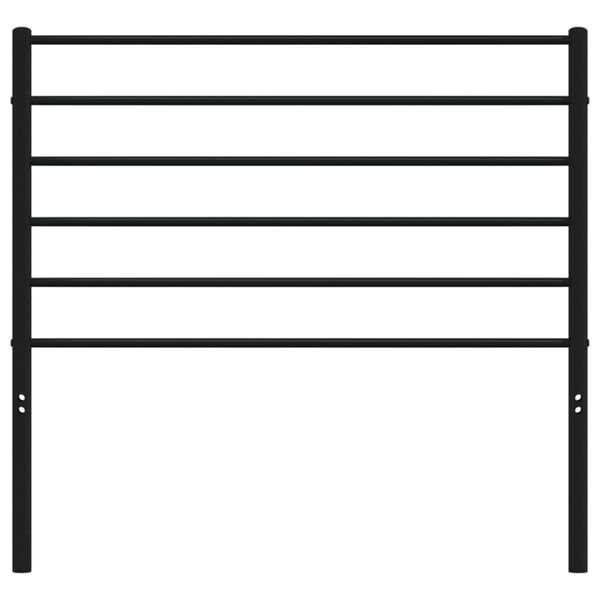 vidaXL rezerves galvgalis, metāls, melns, 80 cm