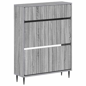 vidaXL Apavu skapis ZWOLLE 78 x 24 x 103 cm Inženierijas koks