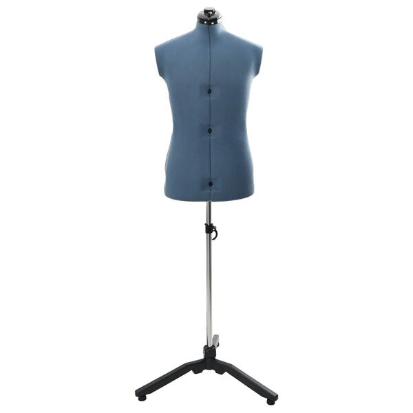 vidaXL Regulējama kleitu forma sievietēm Zila 37.5-45.5 collas audums