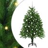 vidaXL Ziemassvētku eglīte su 150 LED ar statīvu Zaļa 120 cm PE