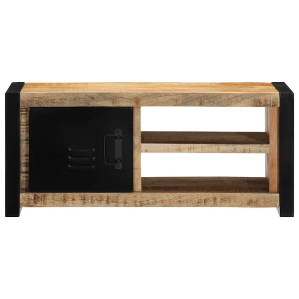 vidaXL TV skapis 80x30x35 cm Masīv Rough Wood Mango