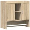 vidaXL Sienas plaukts Pie sienas Sonomas ozols 80 x 36 x 80 cm