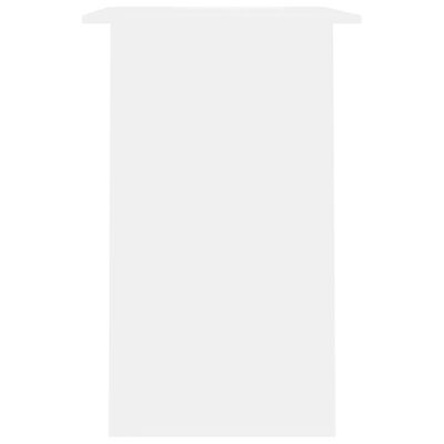 vidaXL rakstāmgalds, balts, 90x50x74 cm, skaidu plāksne