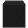 vidaXL TV skapis Melns ozols 120x40x40 cm Engineered Wood