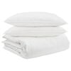 vidaXL Segas komplekts ar spilvenu 3 pcs Balts Dūnu spalva