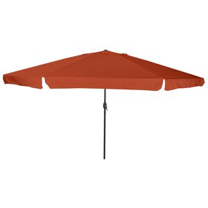 vidaXL Dārza parasols Sarkanbrūns 395 x 395 x 245 cm