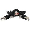 vidaXL Helovīna rāpojo&scaron;s zombijs SPOOKA Melns 41 x 130 x 24 cm