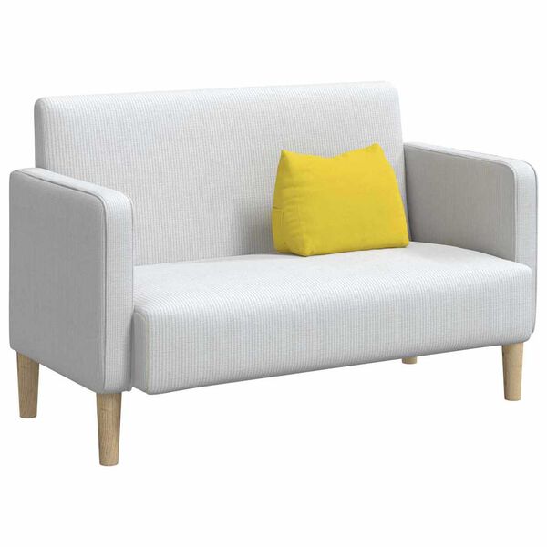 vidaXL Atpakaļ spilvens Gai&scaron;i dzeltena 45 x 20 x 35 cm audums