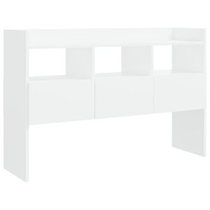 vidaXL kumode, balta, 105x30x70 cm, inženierijas koks