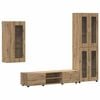 vidaXL TV skapī&scaron;u komplekts FLORIN 3 pcs Artisānā ozols