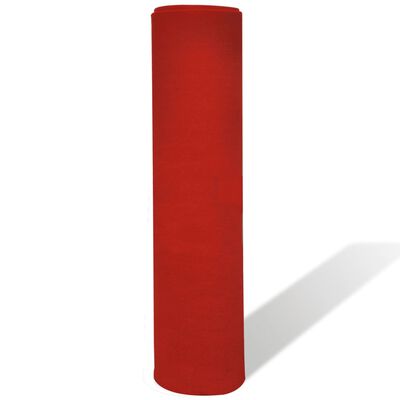 Sarkanais paklājs 1 x 5 m, īpaši smags, 400 g/m2