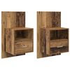 vidaXL Nakts skapītis 2 gab. Vecs koks 50 x 32.5 x 80cm
