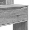 vidaXL Guļamistabas ģērb&scaron;anās galdiņi Pelēks Sonoma 80 x 39,6 x 135 cm