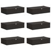 vidaXL Uzglabā&scaron;anas kaste 6 pcs Antracīta 70 x 40 x 18 cm