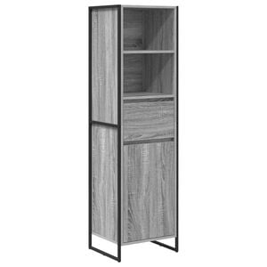 vidaXL Grāmatplaukts Pelēks Sonoma 43 x 36 x 150.5 cm