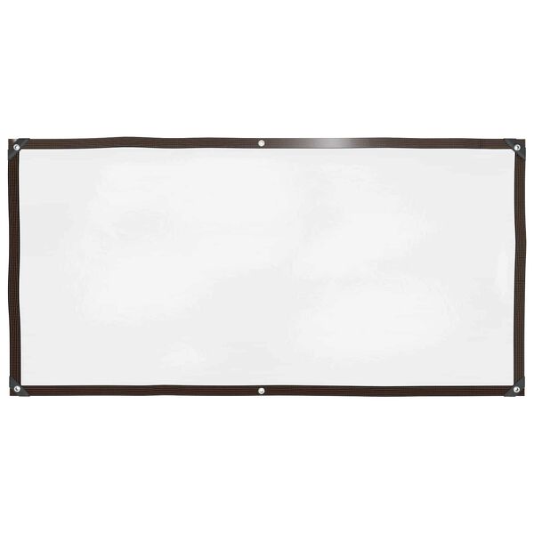 vidaXL Pārklājs ar acīm Caurspīdīgs 1 x 2 m Polietilēns